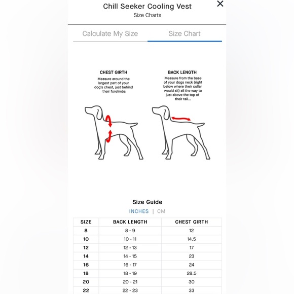 Canada Pooch Chill Seeker Cooling Vest - Tie-dye - Size 20 - Picture 12 of 16